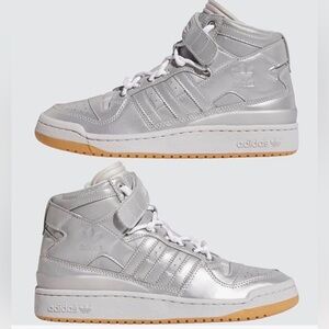 Ivy Park x adidas Forum Mid ‘Silver Metallic’ Basketball Shoes/Women’s Size 8.5